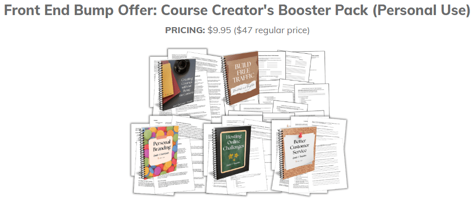 course creators university bump offer