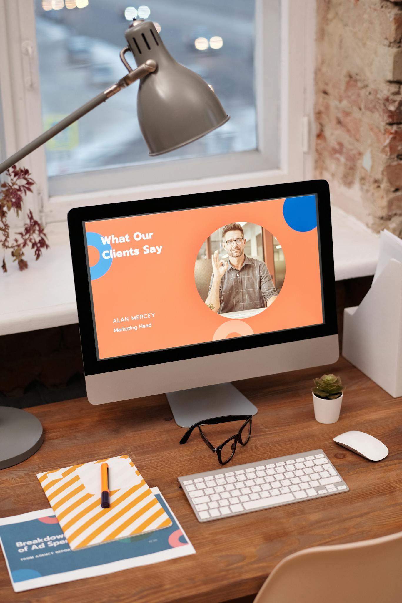 Effective Blog Promotion: Strategies to Increase Your Reach 1 stylish home office setup with computer showcasing